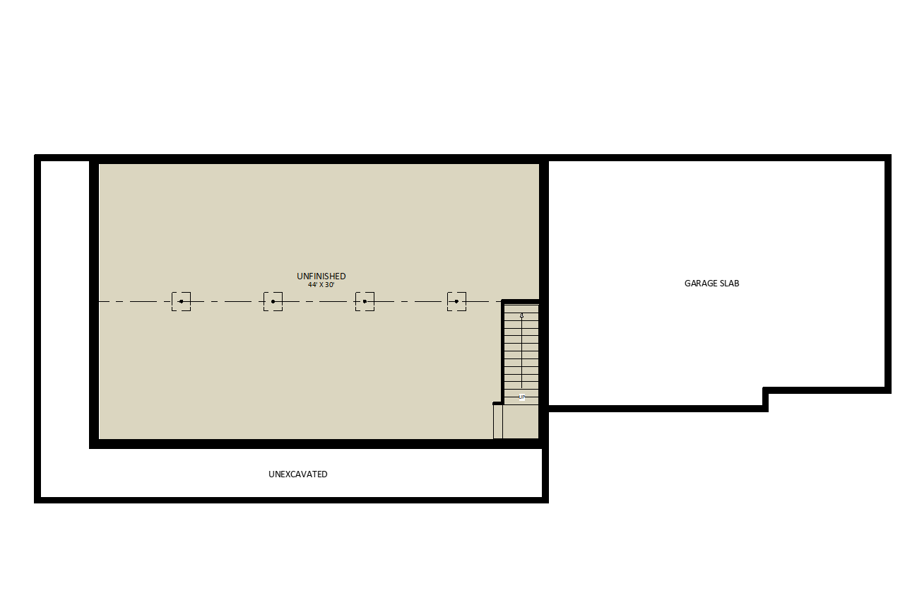 DakotaLower Level Floor Plan